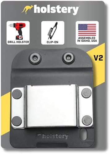 Holstery DriverMaster | Clip-On Tool Belt Drill Holder by Holstery
