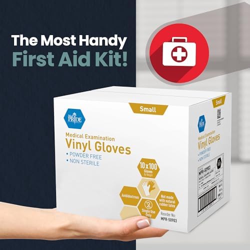 MED PRIDE Vinyl Medical Exam Gloves, Powder & Latex-Free, 1000-Count - Image 5