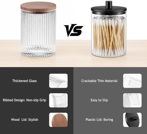 SheeChung 2 Pack Glass Apothecary Jar - Image 7