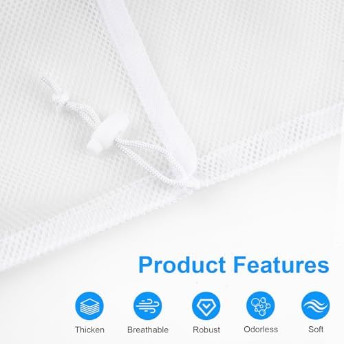 2 Pack Large Mesh Laundry Bags - Image 3