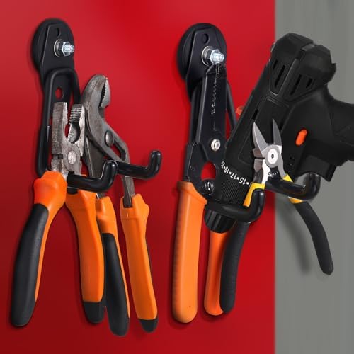 Landhoow 10 Pcs Large Magnetic Hooks Heavy Duty Garage Magnet Hooks Strong - Image 4