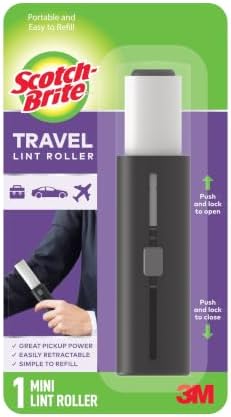 Scotch-Brite Mini Travel Lint Roller, Works Great On Pet Hair, 30 Sheets by Unknown