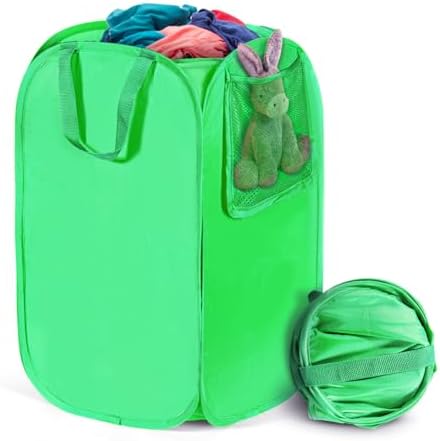 HOUSE AGAIN Upgraded Polyester Pop Up Laundry Hamper, Collapsible Laundry by HOUSEAGAIN