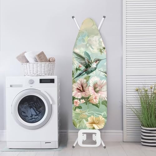 Flower Hummingbird Ironing Board Cover and Pad 15 x 54 Iron Board Protective - Image 3
