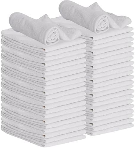 GREEN LIFESTYLE Shop Towels 12" x 14" 50 Pack by GreenLifeStyle