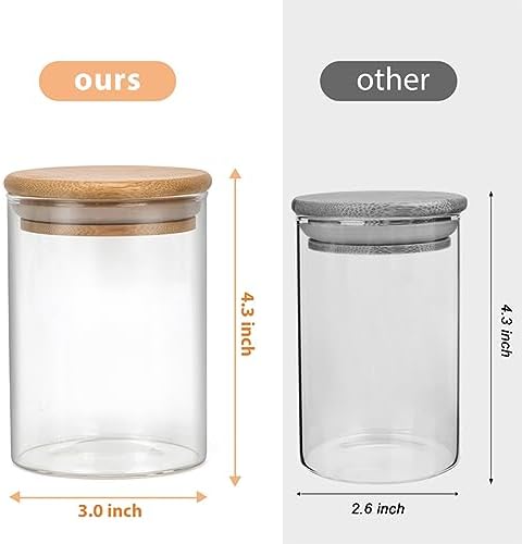 BKYFPQ 2 Pack Glass Qtip Holder Dispenser - Image 7
