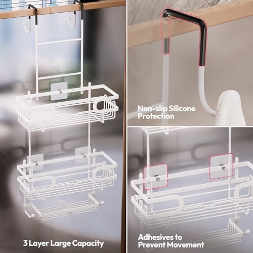 SWTYMIKI Over The Door Shower Caddy - Image 6
