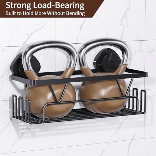 KEGII Shower Caddy Suction Cup, 3 Pack Removable Shower Shelves - Image 5