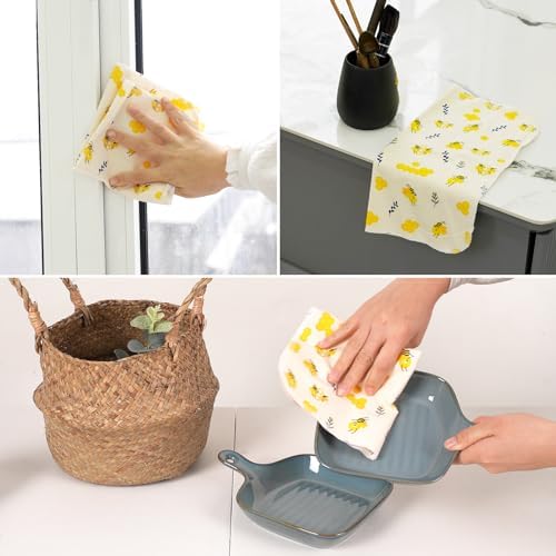 Reusable Dishcloth Kitchen Towel Cotton: Washable Roll Paper Towel - Image 3