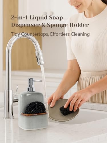 INGOFIN Ceramic Dish Soap Dispenser - Image 3