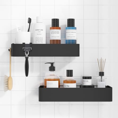 Kitsure Shower Caddy Adhesive, Stylish Shower Organizer by Kitsure