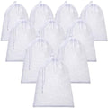 TecUnite 10 Pack Mesh Drawstring Bags by TecUnite