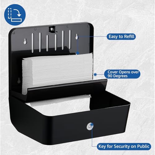 Multifold Paper Towel Dispenser Wall Mount - Image 3