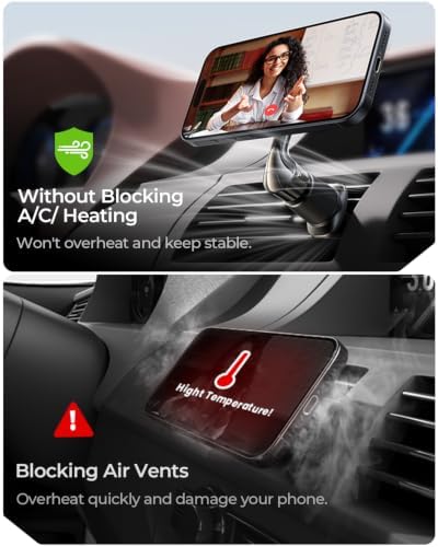 For MagSafe Car Mount Air Vent Magnetic Phone Holder - Image 6