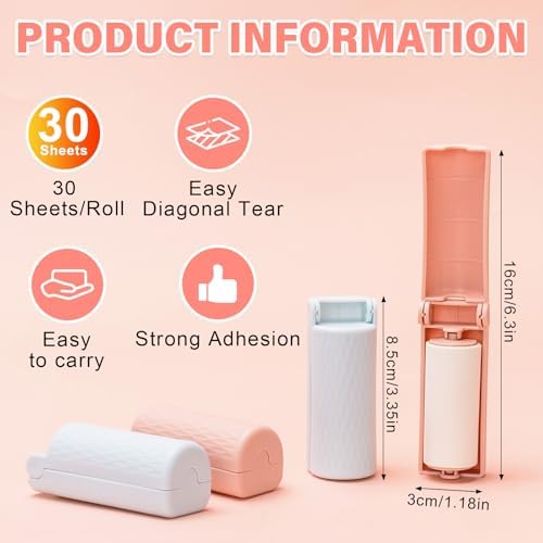 16 Pack Travel Lint Roller - Image 2