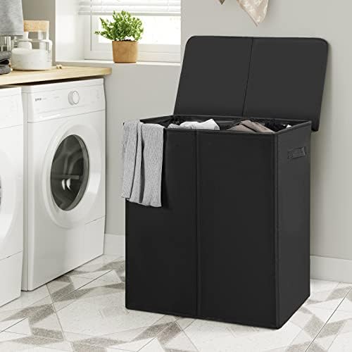 WOWLIVE 154L Double Laundry Hamper 2 Section - Image 3