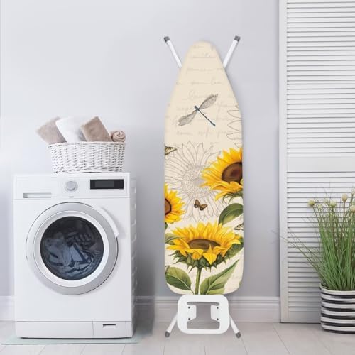 Flashideas Sunflower Dragonfly Ironing Board Cover Universal Stretchy Stain - Image 4