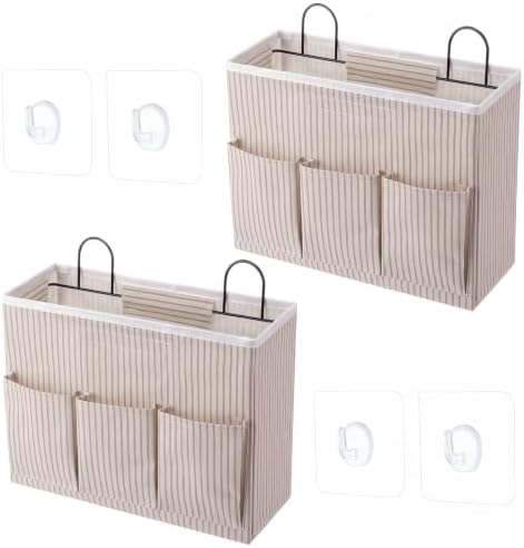 Wenqik 2 Pcs Wall Hanging Storage Bag by Wenqik