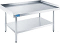 Stainless Steel Equipment Grill Stand with Adjustable Undershelf | Heavy Duty 18-Gauge Top | NSF Certified for Commercial Kitchen & Utility Use (30" x 60")
