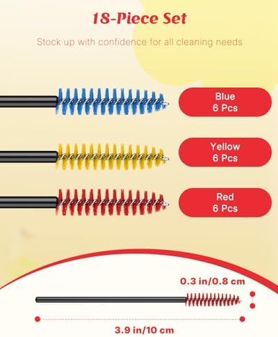 Pawfly 18 Pcs Hummingbird Feeder Cleaning Brushes, Mini Nylon Hummingbird - Image 2