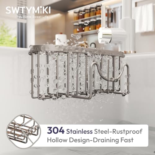 SWTYMIKI Sponge Holder for Kitchen Sink - Image 4