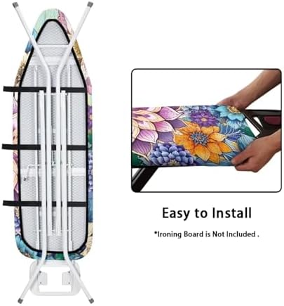 Flashideas Hippie Flower Ironing Board Cover - Image 4
