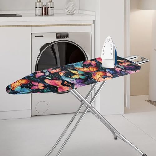 Flashideas Colorful Butterfly Ironing Board Cover and Pad- 52" x 13" Iron Board - Image 2