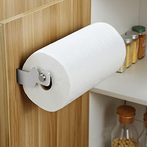 ZUNO Paper Towel Holder Cabinet Door or Under Cabinet, Self Adhesive by ZUNTO