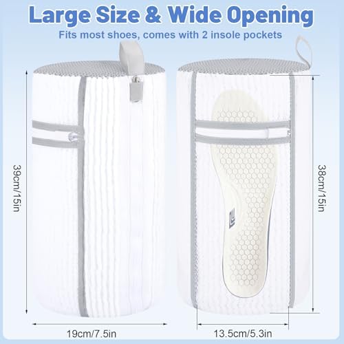 2 PCS Shoe Washing Machine Bags Laundry Shoe Bag - Image 2