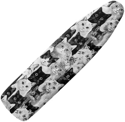 Household Iron Board Covers, Cute Cat Print Ironing Board Cover Protector by Wanzuoeng