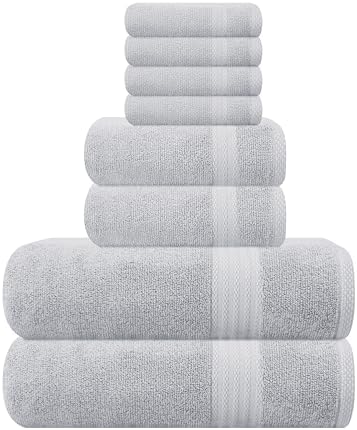 GLAMBURG Ultra Soft 8 Piece Towel Set by GLAMBURG