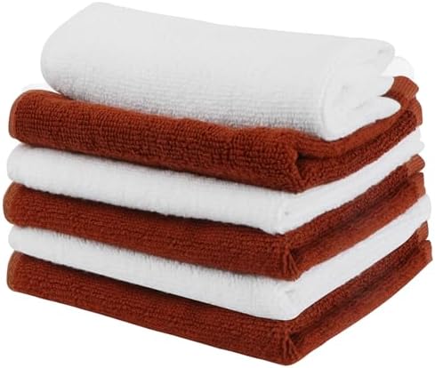 Washcloths Set, 12x12 Inch by INFICRIME