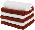 Washcloths Set, 12x12 Inch by INFICRIME