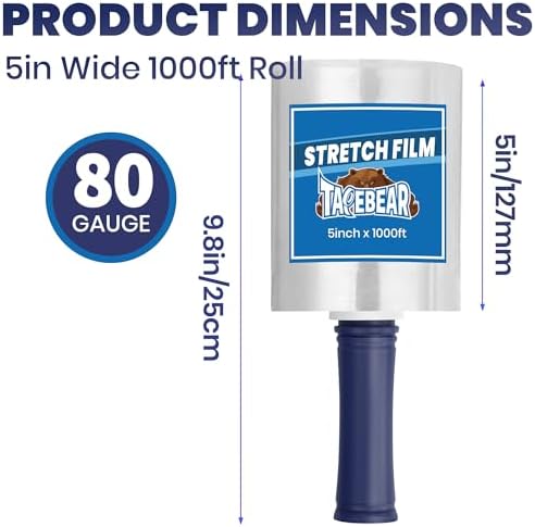 TAPEBEAR Mini Clear Stretch Wrap Film - Image 6