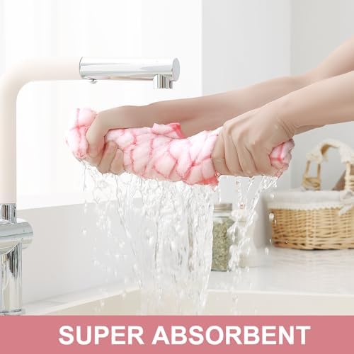 Homaxy Large Premium Cotton Kitchen Towels 16"x 28", 4 Pack - Image 3