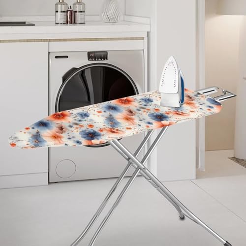Flowers Ironing Board Cover, Watercolor Art Ironing Board Cover Adjustable - Image 2