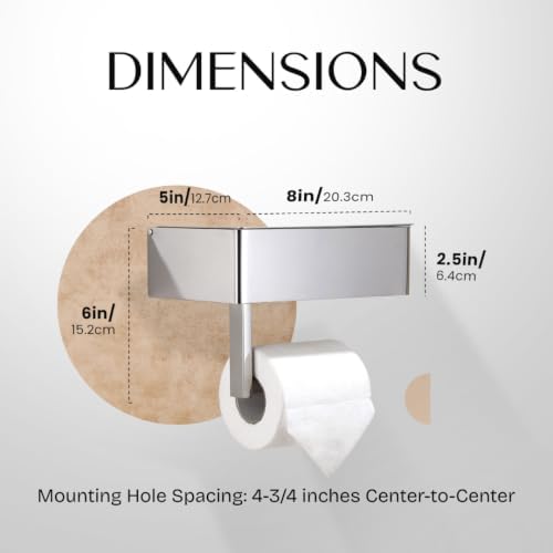Day Moon™ - Toilet Paper Holder - Modern Roll Holder - Image 6