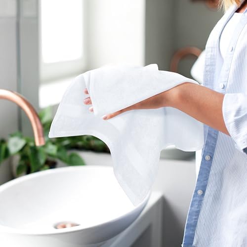 GLAMBURG Ultra Soft 6-Piece Hand Towel Set 16x28-100% Ringspun Cotton - Image 5