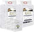 Premium New White Cotton Knit T-Shirt Rags by SupremePlus