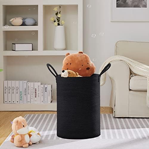VIPOSCO 72L Tall Woven Laundry Basket Hamper - Image 2