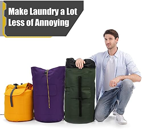Backpack Laundry Bag, 115L Heavy Duty Extra Large College Laundry Backpack - Image 6
