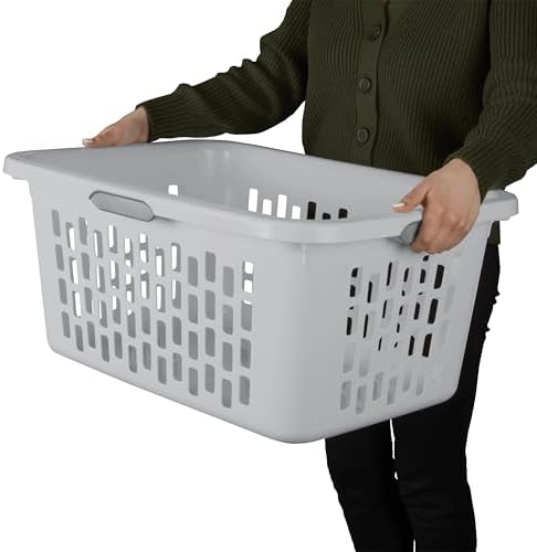 2-Bushel Plastic Laundry Hamper - Image 2