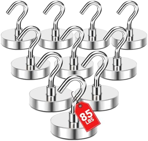 MIKEDE Magnetic Hooks 85 Lbs Heavy Duty Magnets by MIKEDE