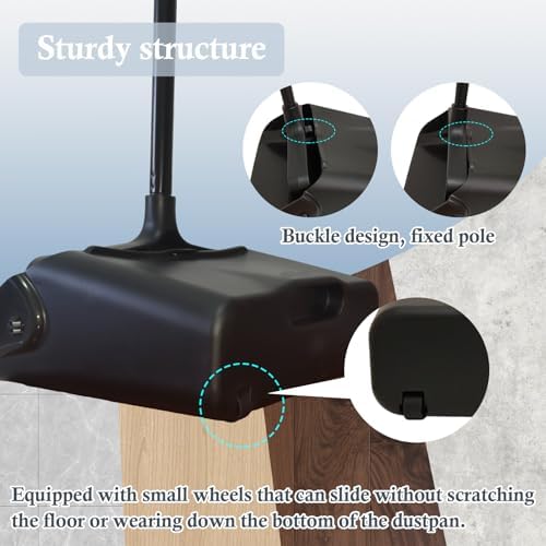 Standing Dustpan，Upright Commercial dust pan - Image 5