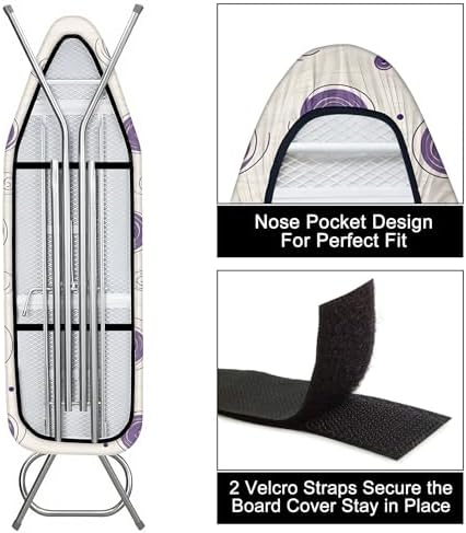 Ironing Board Cover 15"x54"，Standard Ironing Board Replacement Cover，Easy Fit - Image 3