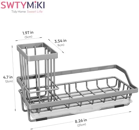 SWTYMIKI Sink Caddy Sponge Holder - Image 7