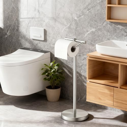 FORIOUS Commercial Toilet Paper Holder Wall Mount Bathroom Tissue Holder - Image 2