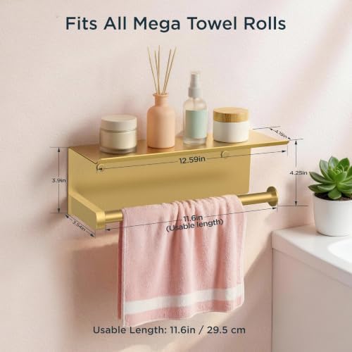 FORIOUS Wall Mount Paper Towel Holder - Image 5