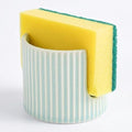 Ceramic Sponge Holder for Kitchen Sink, Quick Dry Sink Caddy Organizer by Hoilse