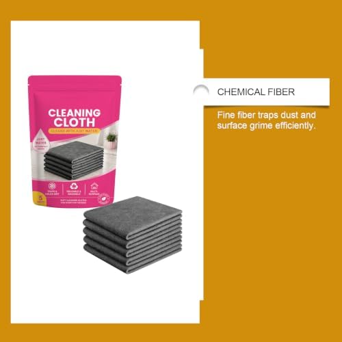 Cleaning Cloth 5 Pcs, Thickened Streak-Free Microfiber Towels Cleaning Cloth - Image 6